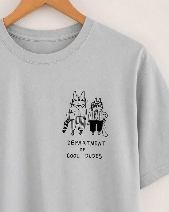 Department of Cool Dudes T-Shirt — Grau