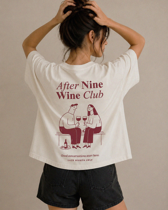 After Nine Wine Club - Boxy T-Shirt