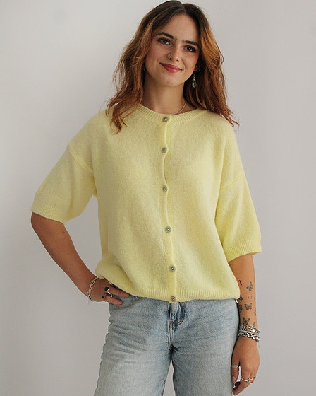 Butter Yellow Cardigan
