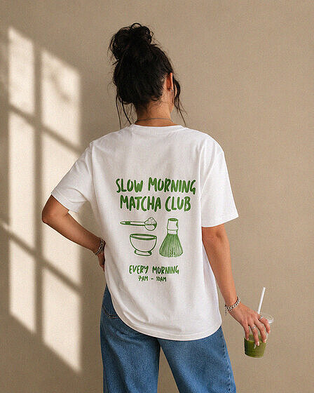 Slow Morning Matcha Club T-Shirt