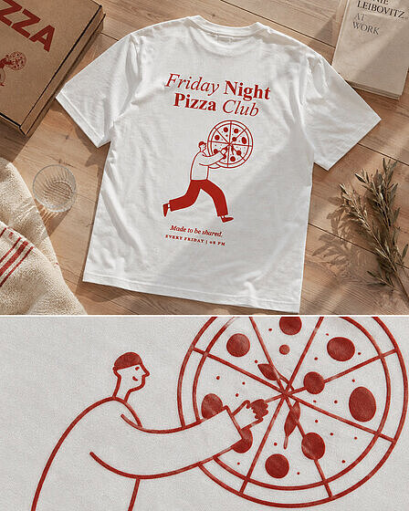 Friday Night Pizza Club T-Shirt