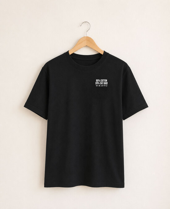 Black Cat Hair t-shirt