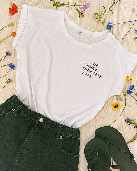 The Summer I ... - Individualisierbares T-Shirt für Damen