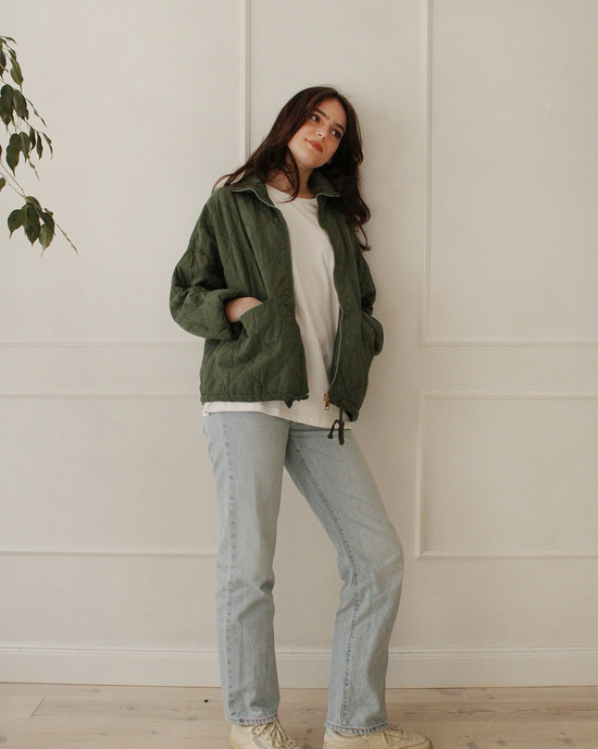 Quilted Jacket Khaki