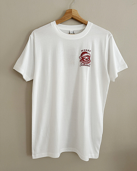 Merry Slothmas Faultier Weihnachts-T-Shirt 
