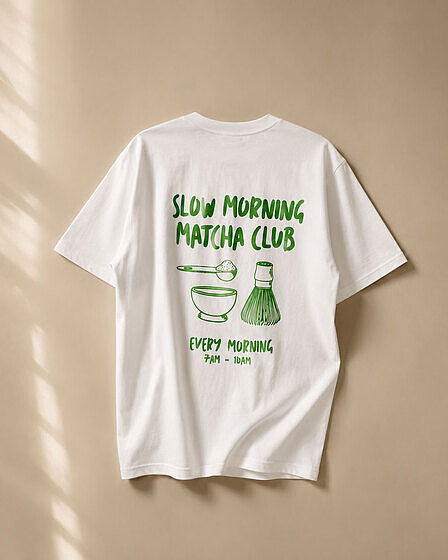 Slow Morning Matcha Club T-Shirt